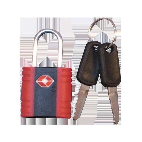 En Route Travelware En Route Travelware 140 1 x 2in. EZ Luggage Lock with Two keys - Red 140